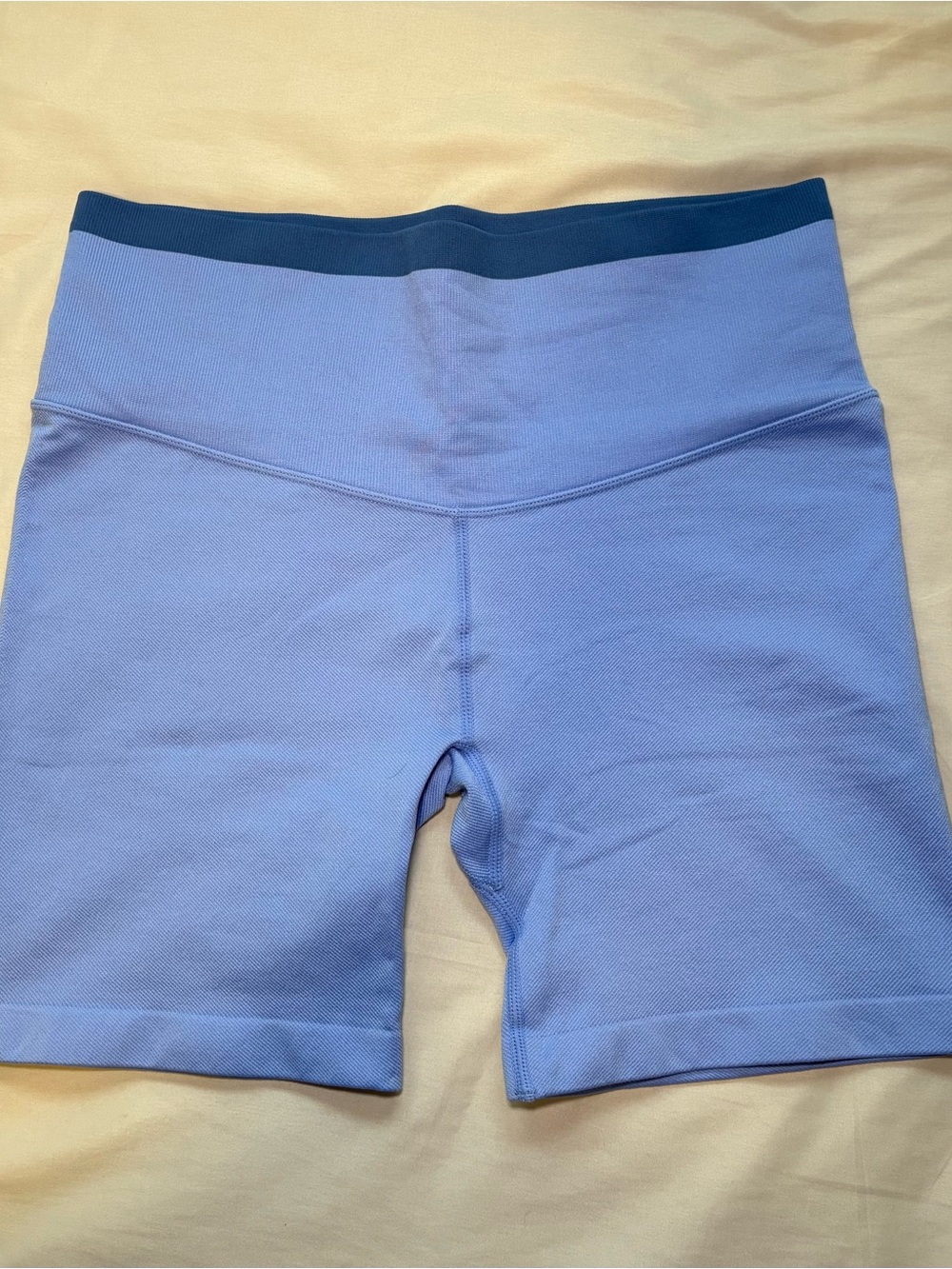 JoyLab Lavender High-Rise Bike Shorts with Dark Waistband